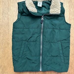 Carters vest with fleece collar